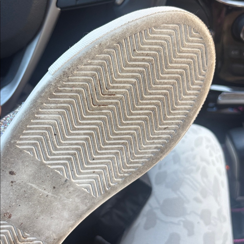 Betsey Johnson Glittering Silver Sneakers - Picture 3 of 4